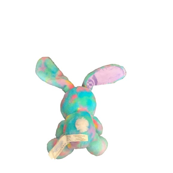 Build A Bear Smallfrys Small Frys Plush Bunny Rabbit Blue Tye Dye Die Stuffed An - Picture 3 of 4